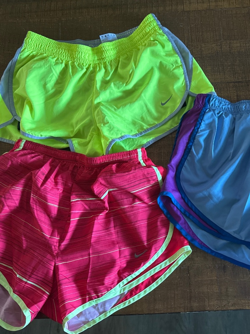 3 pair of Women’s Dri fit Nike shorts